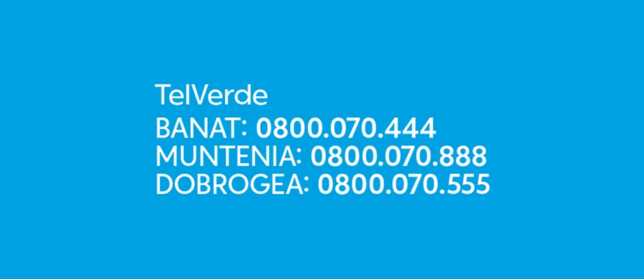 TelVerde Banat, Muntenia, Dobrogea