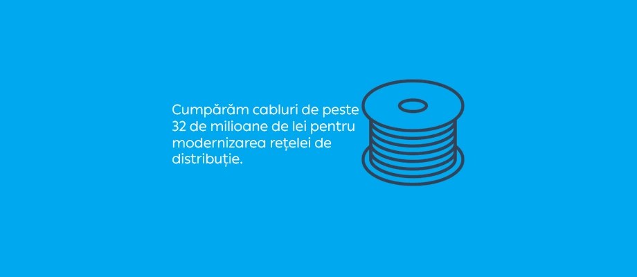 Cumpărăm cabluri de peste 32 milioane de lei pentru modernizarea rețelei de distribuție - Rețele Electrice